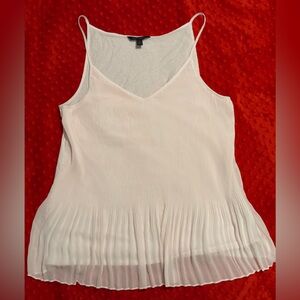 Banana Republic Cream Pleated Camisole